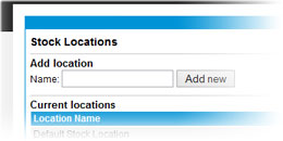 Stock location tool